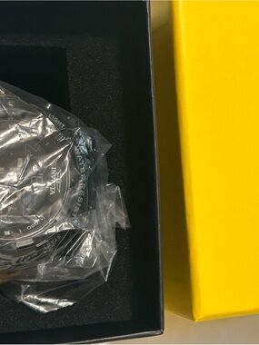 Invicta Black Watch with Yellow Box Accent